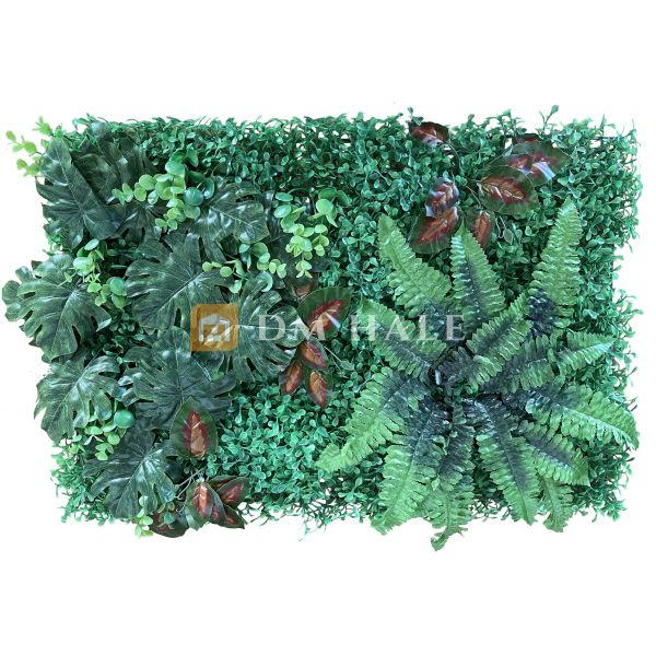 Декоративен панел,  горски микс зелени листа I 60х40 см