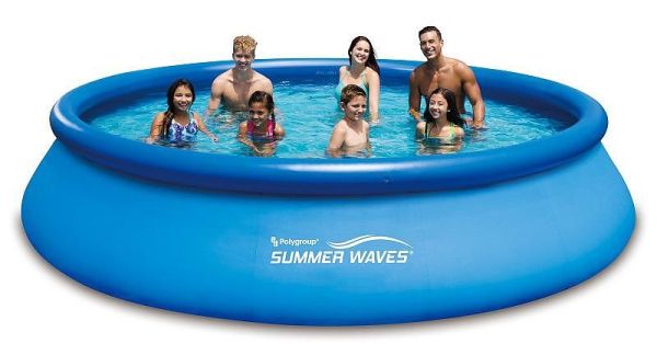 Басейн Summer Waves Quick Set 366х76 см. с надувем борд и филтрираща помпа