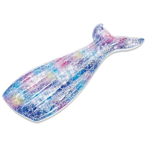 Надуваем дюшек Русалка GLITTER 178x61x14 mm