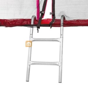 Детски батут Atleto Ф366 см, червен