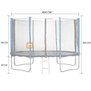 Детски батут Atleto Ф396 см, син