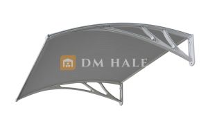 Навес за Врата/Прозорец 100х150 см, Сиво-Сиво