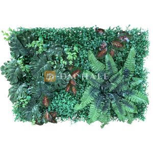 Декоративен панел,  горски микс зелени листа I 60х40 см