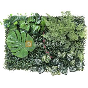 Декоративен панел,  горски микс зелени листа II 60х40 см