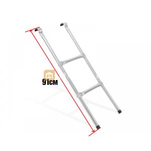 Детски батут Atleto Ф366 см, червен