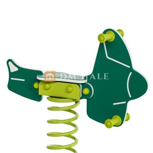 Детска люлка пружина  Самолет, зелена