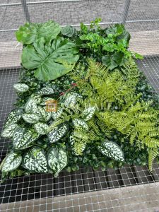 Декоративен панел,  горски микс зелени листа II 60х40 см