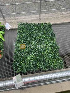 Декоративен панел,  зелени листа чемшир 60х40 см