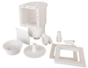 PACIFIC Сглобяем басейн имитация дърво овал 500х300х120 см с пясъчен филтър