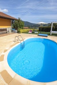 Madagascar Комплект вкопан басейн овал 700x320x150 см