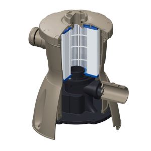 Басейн Summer Waves Quick Set РАТАН 305x76 см. с надувем борд и филтрираща помпа