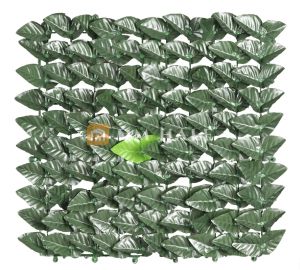 Изкуствено покривало за огради, модел Бръшлян ЕКО 80%, 3х1.5 метра