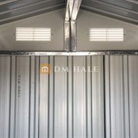 Барака за инструменти градинска SOLE TERRA DARK GREY 205x257см