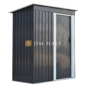 Барака за инструменти градинска SOLE TERRA DARK GREY 86x162см