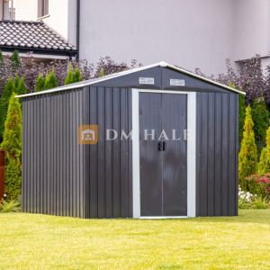 Барака за инструменти градинска SOLE TERRA DARK GREY 389x343см