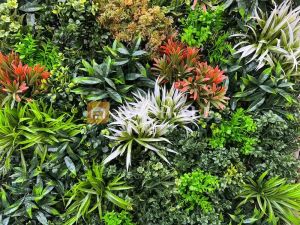 Декоративна плочка "Папрат + Лилиум", 100х100 см, 1 брой