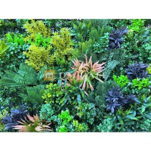 Декоративна плочка "Папрат + Бегония", 100х100 см, 1 брой