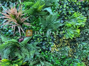 Декоративна плочка "Папрат + Азалия", 100х100 см, 1 брой