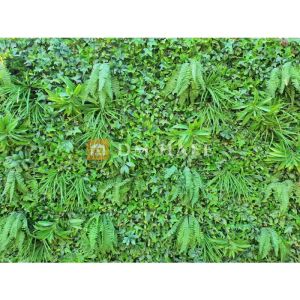 Декоративна плочка "Папрат + Гардения", 100х100 см, 1 брой