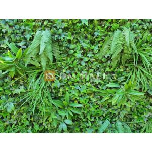 Декоративна плочка "Папрат + Гардения", 100х100 см, 1 брой