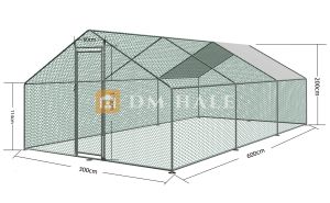 Сглобяем кокошарник 3х6х2 м