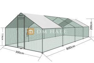 Сглобяем кокошарник 3х8х2 м