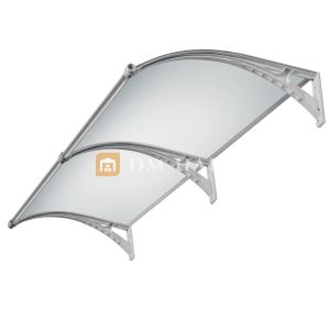 Навес за Врата/Прозорец 100х120см LED, Сиво-сиво