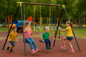 Детска комбинирана люка за градината - 2 седалки + скутер 2.5 м